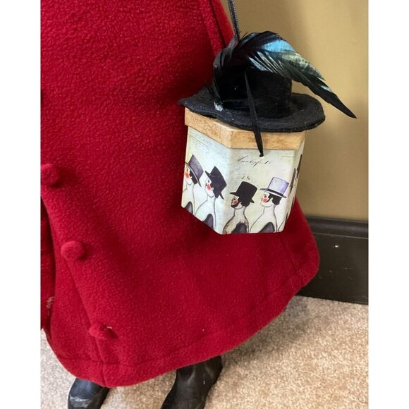 Dee Gann for Raz Imports 29 inch Plush Embellished Detailed VTG Santa Figure NWT - Picture 3 of 10